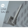 Дверная ручка Sillur Salvo платиново-серый, антибактериальное покрытие