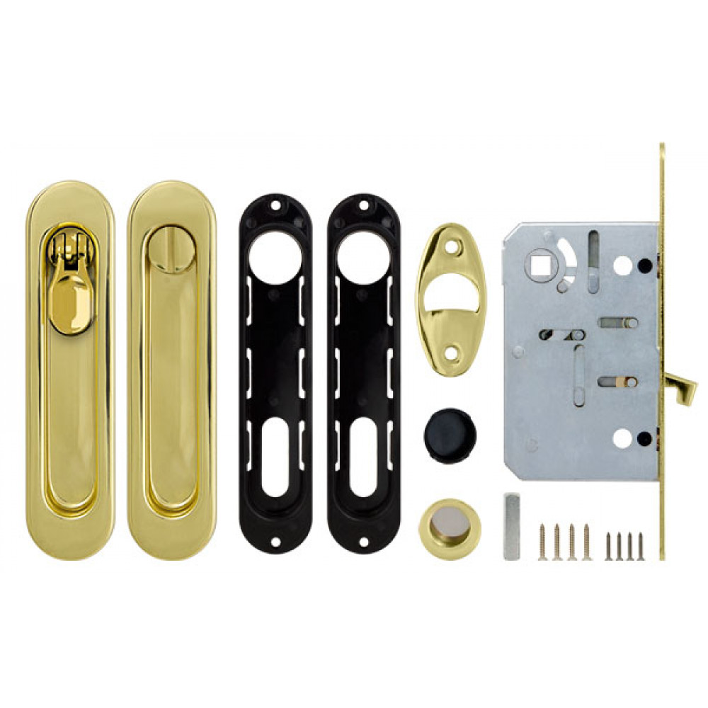 Набор Armadillo (Армадилло) для раздвижных дверей SH.LD152.KIT011-BK (SH011-BK) GP-2 золото-3
