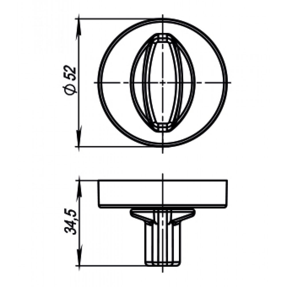Фиксатор Armadillo WC-BOLT BK6/URB АВ-7 бронза-1