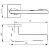 Дверная ручка Armadillo TORSO USS CP-8 хром