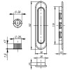 Ручка для раздвижных дверей Armadillo SH.LD152.010 (SH010) GP-2 золото