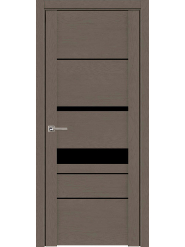 Межкомнатная дверь экошпон SoftTouch UniLine 30023 тортора со стеклом