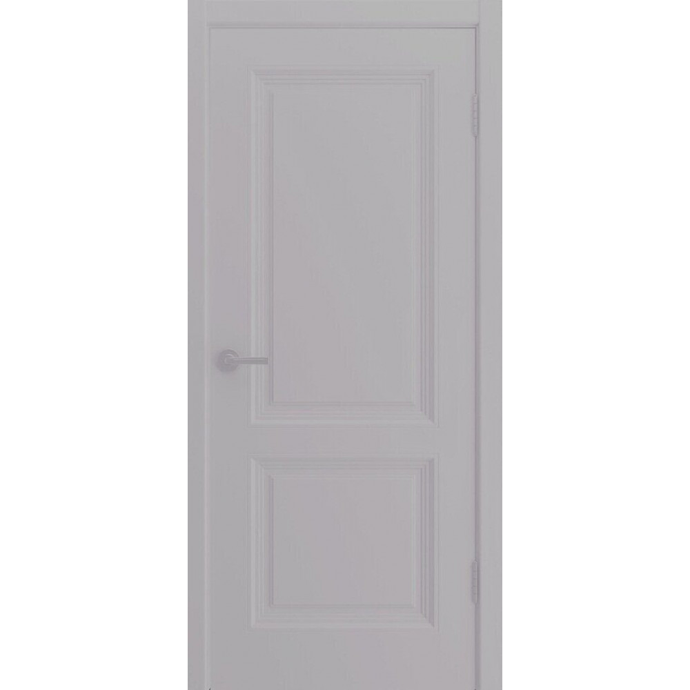 Межкомнатная дверь эмаль Шелли 2 серая глухая