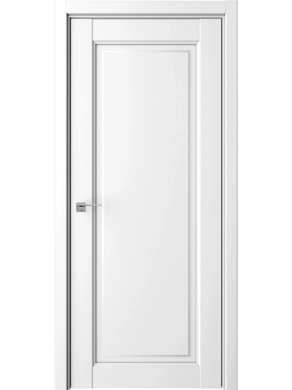 Межкомнатная дверь винил Эрмитаж 7 белый глухая