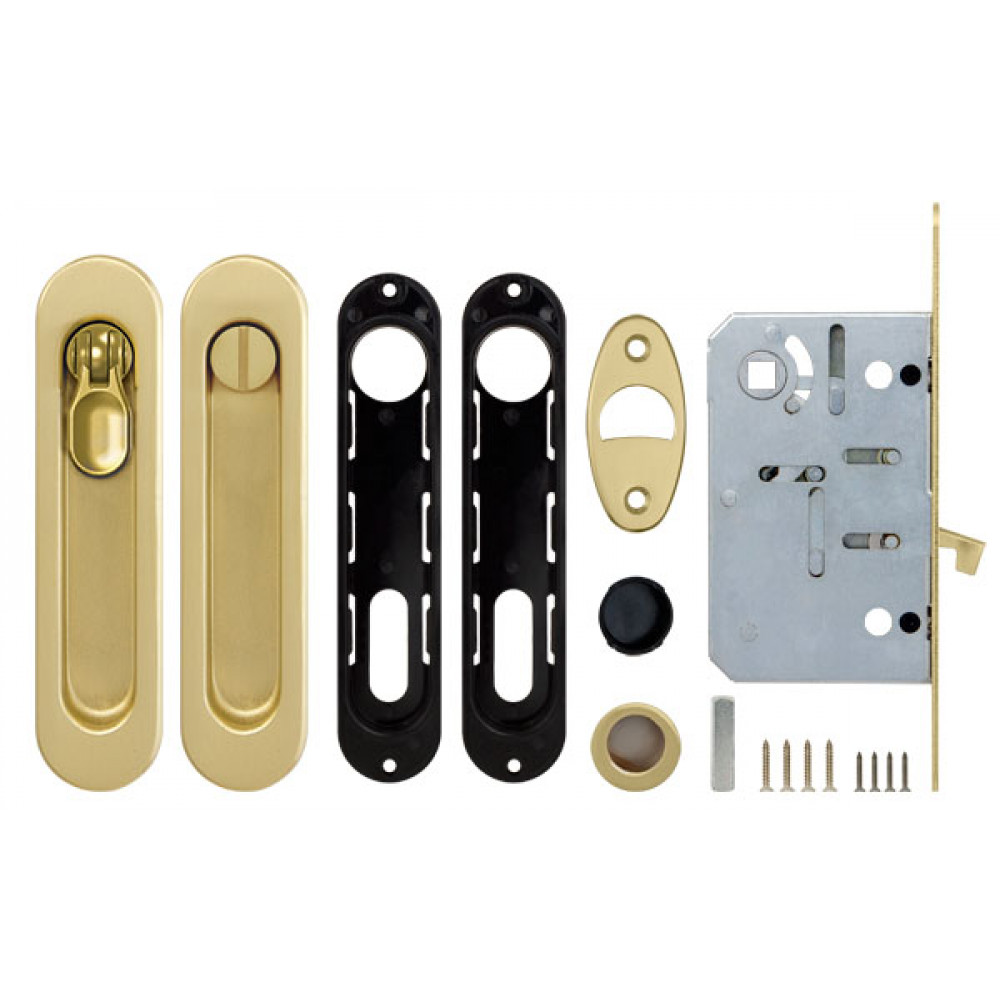 Набор Armadillo (Армадилло) для раздвижных дверей SH.LD152.KIT011-BK (SH011-BK) SG-1 матовое золото-3